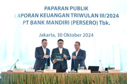 Dorong Ekonomi Nasional, Bank Mandiri Catat Penyaluran Kredit Rp1.590 triliun di Kuartal III 2024