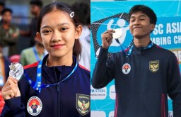Dua Atlet Panjat Tebing Asal Gresik Sumbang Emas dan Perak dalam Asian Youth Championships 2024 di India