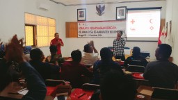 Tingkatkan Kesiapsiagaan Bencana, PMI Bojonegoro Latih Relawan Tiap Desa