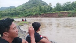Pasutri Hilang Terseret Arus Sungai Saat Pulang dari Ladang, Warga Lakukan Pencarian