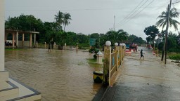 Banjir Melanda Bawean: Jalan Tergenang, Dewan Dorong Pembuatan Kolam Retensi