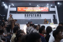 Antisipasi Gangguan Kamtibmas, Polres Bojonegoro Gelar Latpraops Pekat Semeru