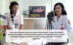 Dinas Ketahanan Pangan dan Pertanian Bojonegoro Pastikan HPP Gabah akan Naik Rp6.500 per Kilogram Saat Panen