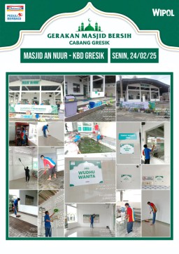 Rangkaian Gerakan Masjid Bersih 2025, Indomaret dan Unilever Indonesia Gelar Bersih-Bersih Masjid