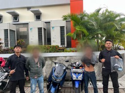 Tim Raimas Kalamunyeng Polres Gresik Bekuk Tersangka Komplotan Pencuri Motor Asal Madura