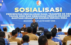 Percepat Penyaluran Dana Desa 2025, Bupati Bojonegoro Tekankan Desa Wajib Kurangi Kemiskinan dan Tingkatkan IPM