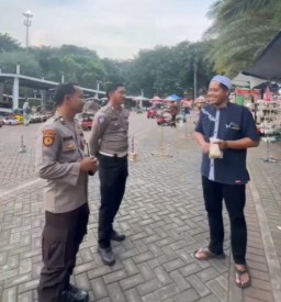 Beri Rasa Aman Kepada Warga, Polres Gresik Aktif Beri Imbauan di Ruang Publik