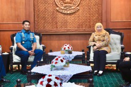 Gubernur Khofifah : Lantamal V Siapkan Lahan 70 Hektar Untuk Ketahanan Pangan