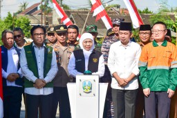 Gubernur Khofifah Canangkan Pembangunan Jalan Strategis Rambipuji-Puger Sepanjang 7,5 KM senilai 24 M