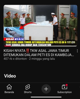 Viral Video PMI Asal Jember Ditemukan di Dalam Peti Berisi Es di Vietnam, Disnaker Masih Telusuri Kebenaran