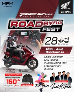 PCX160 Roadsync Fest Siap Ramaikan Bondowoso, Ajak Warga Nikmati Gaya Hidup Modern dan Terkoneksi
