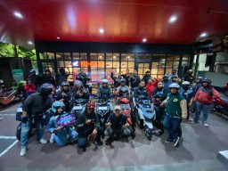Nocturnity Riding Surabaya: Komunitas Honda Padati Jalanan Malam Penuh Gaya dan Edukasi