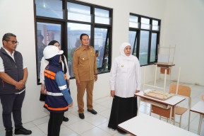 Gubernur Khofifah Sebut Sekolah Rakyat di Brondong Lamongan Paling Siap Beroperasi