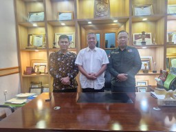 Jalin Silaturahmi, Kepala Kantah ATR/BPN Tulungagung Sambangi Bupati Gatut Sunu