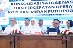 Jatim Siap Percepat Program Prioritas Nasional, Tiga Menteri Apresiasi Capaian Koperasi Merah Putih