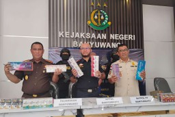 Hingga Agustus 2025, Bea Cukai Banyuwangi Sita 779 Ribu Rokok Ilegal