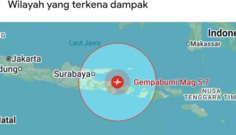 Guncangan Gempa Laut Bali Bikin Warga Sumenep Panik Berhamburan