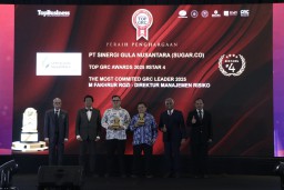 SGN Raih Penghargaan “The Most Committed GRC Leader 2025” di Ajang TOP GRC Awards