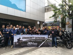 Komunitas HAI Malang Meriahkan Launching New Honda ADV160 di MATOS