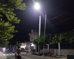 Warga Kota Makin Nyaman, Pemkab Bojonegoro Pasang 150 Lampu Jalan Baru