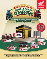 Kesempatan Emas Konsumen Honda Madiun, Beli Motor Bisa Berangkat Umroh