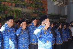 Peringatan Hari Kesaktian Pancasila, Kantah ATR/BPN Tulungagung Ajak Pegawai Hayati Nilai Pancasila dalam Pelayanan