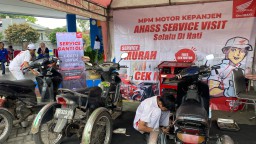 MPM Honda Jatim Peduli Disabilitas, Gelar Service dan Ganti Oli Gratis di SMK Muhammadiyah 1 Kepanjen