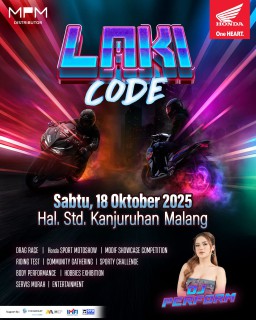 “Laki Code”, Ajang Adu Gaya dan Performa Motor Sport Honda Siap Guncang Malang
