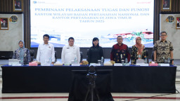 Kanwil BPN Jatim Terima Kunjungan Pembinaan Tim 4 Kementerian ATR/BPN, Laksanakan Koreksi Kolektif