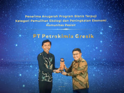 Pulihkan Ekologi dan Sejahterakan Warga, PRPM Mengare Petrokimia Gresik Raih “Anugerah Program Bisnis Terpuji