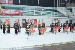 Persaingan Marching Band Memanas di GOR WEP Kabupaten Gresik, Perebutan Piala Kapolres Cup 2025