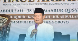 Hadiri Haul Akbar Ponpes Pringgoboyo, Bupati Yes Paparkan Kemajuan Pembangunan, Unggulkan Swasembada Pangan