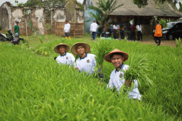 Lapas Bojonegoro Panen Kangkung Bersama, Dukung Ketahanan Pangan Nasional