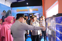 Pastikan Pengamanan Nataru Siap, Kapolres Bojonegoro Tinjau Pospam dan Posyan