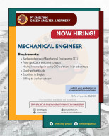PT Smelting Buka Lowongan Mechanical Engineer di Gresik, Pendaftaran Hingga 22 Desember 2025