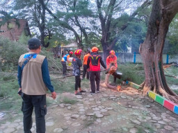 Hujan Deras Disertai Angin Kencang Rusak Puluhan Rumah dan Fasilitas Sekolah di Camplong Sampang