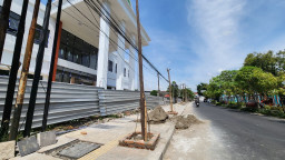 Anggaran Rp50,8 Miliar Terserap, Sejumlah Proyek Trotoar di Bojonegoro Masih Dikebut hingga Awal 2026