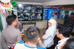 Gubernur Khofifah dan Forkopimda Jatim Pastikan Pengamanan Malam Tahun Baru 2026 Berjalan Aman
