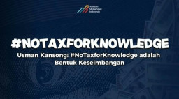 Industri Media Kian Tertekan, PWI dan AJI Desak Pemerintah Terapkan #NoTaxForKnowledge