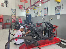 Usai Libur Nataru, MPM Honda Jatim Ajak Konsumen Cek Kondisi Motor Demi Keselamatan Berkendara