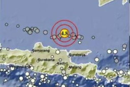 Surabaya Gresik Tuban Bawean Digoyang Gempa Magnitudo 4 9 SR Pagi ini