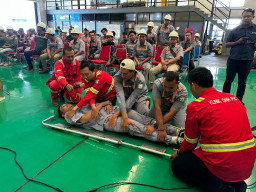 Tingkatkan Keselamatan Kerja, TKBM TPK Berlian Dapat Pelatihan BLS