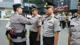 Tutup Tahun, 86 Anggota Polresta Malang Naik Pangkat