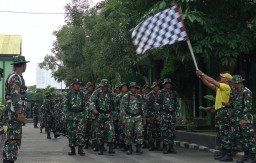 Uji Ketahanan Prajurit, Kodim Bojonegoro Gelar Penilaian Siap Jasmani Militer