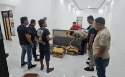 Ratusan Botol Miras Disita Polres Pamekasan Jelang Ramadan