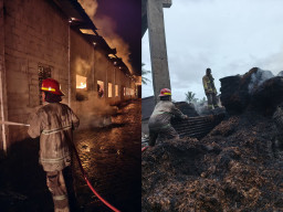 Lagi Gudang Tembakau di Kecamatan Jelbuk Jember Terbakar