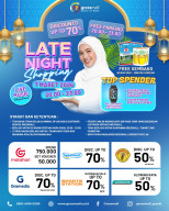 Sambut Lebaran Dengan Belanja Malam, Gressmall Hadirkan Late Night Shopping dengan Promo Hingga 70 Persen