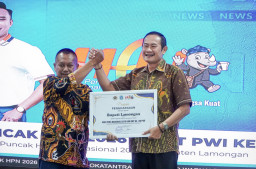 Malam Resepsi HPN 2026, Bupati Lamongan Tegaskan Pers Adalah Pilar Penting Pembangunan Daerah