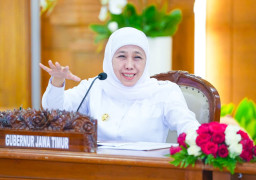 Bersiap Hadapi Kemarau 2026: Gubernur Khofifah dan Kepala BNPB Petakan Risiko Kekeringan di Grahadi