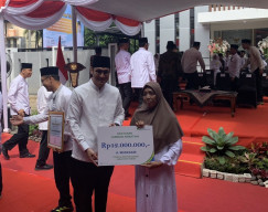 BPJS Ketenagakerjaan Bojonegoro Serahkan Santunan Kematian Rp42 Juta kepada Ahli Waris Pekerja Rentan